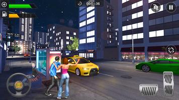 برنامه‌نما Modern City taxi cab driver - taxi simulator 2020 عکس از صفحه