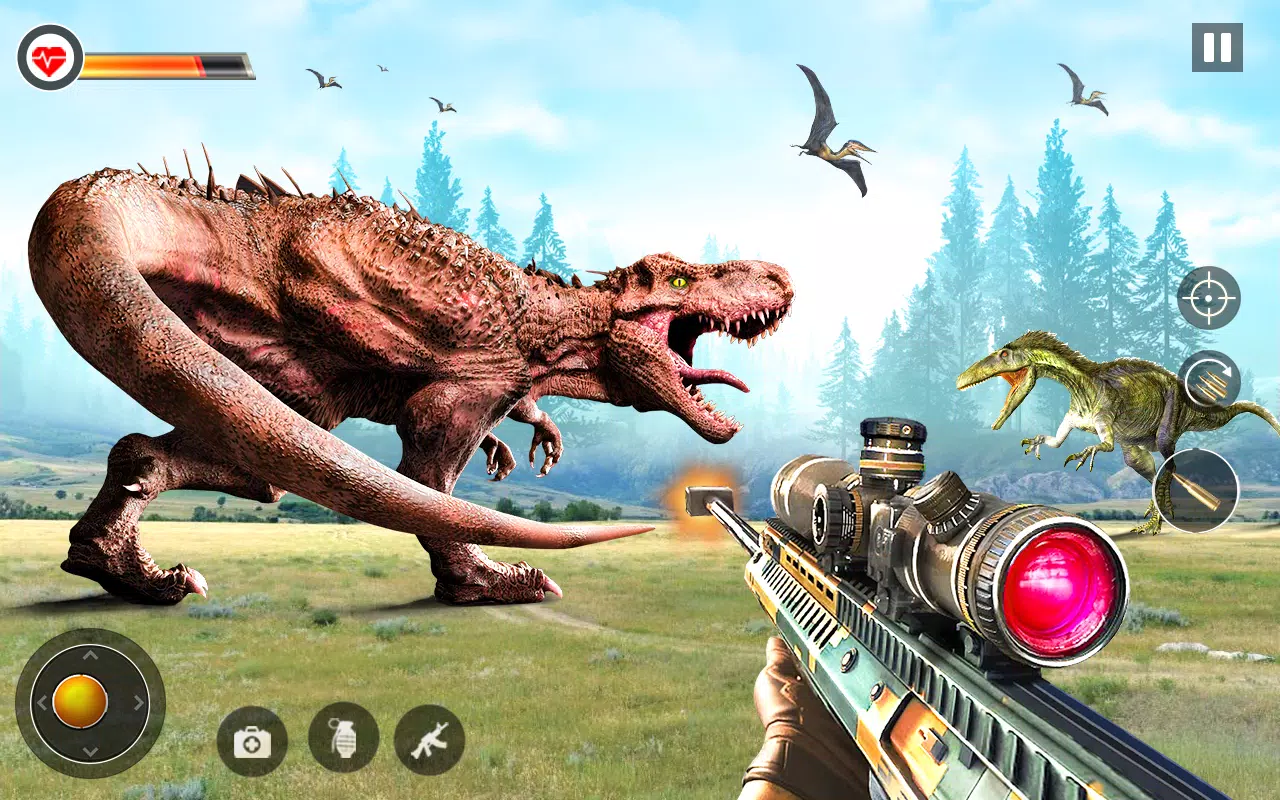 Baixar e jogar Real Dino Hunter: Dino Game 3d no PC com MuMu Player