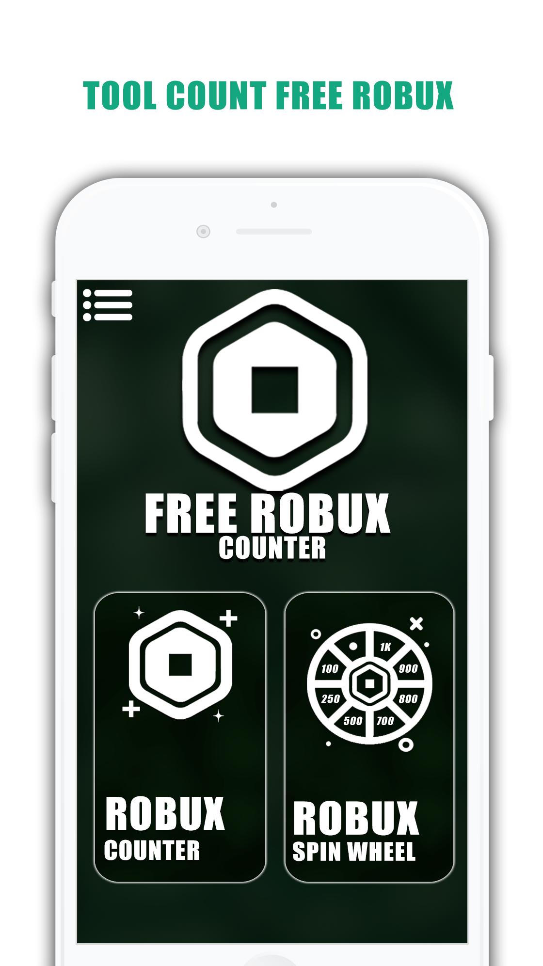 Free Robux Counter For Rblox 2020 For Android Apk Download - ดาวน โหลด free robux counter for roblox rbx masters apk6 ร น