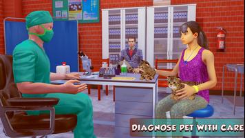 Pet Surgeon simulator:Animal Hospital surgery game capture d'écran 1