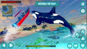 Orca simulator Killer Whale 3D ảnh chụp màn hình 3