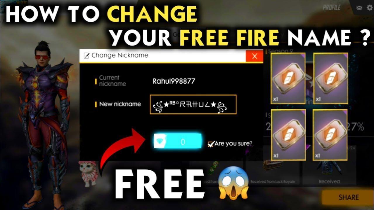 20 HQ Pictures Free Fire Nickname Founder / Name Creator ...