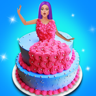 Doll cake decorating Cake Game ikona
