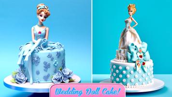 Doll cake decorating Cake Game poster