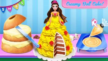 Doll cake decorating Cake Game screenshot 2