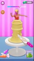 Icing on Doll Cake maker Game Affiche