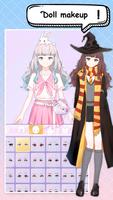 Anime Dress Up: 메이크업 게임 화장 게임 스크린샷 1
