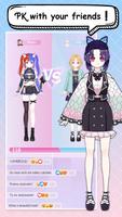 Anime Dress Up: 메이크업 게임 화장 게임 스크린샷 2
