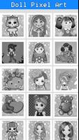 Pixel Art Doll Color by Number Adult Painting Book 스크린샷 1