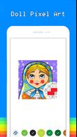 Pixel Art Doll Color by Number Adult Painting Book captura de pantalla 3