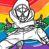 Miles Morales Coloring Game