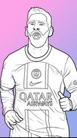 Messi coloring game draw screenshot 2