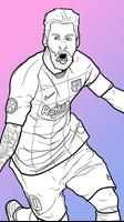 Messi coloring game draw screenshot 3