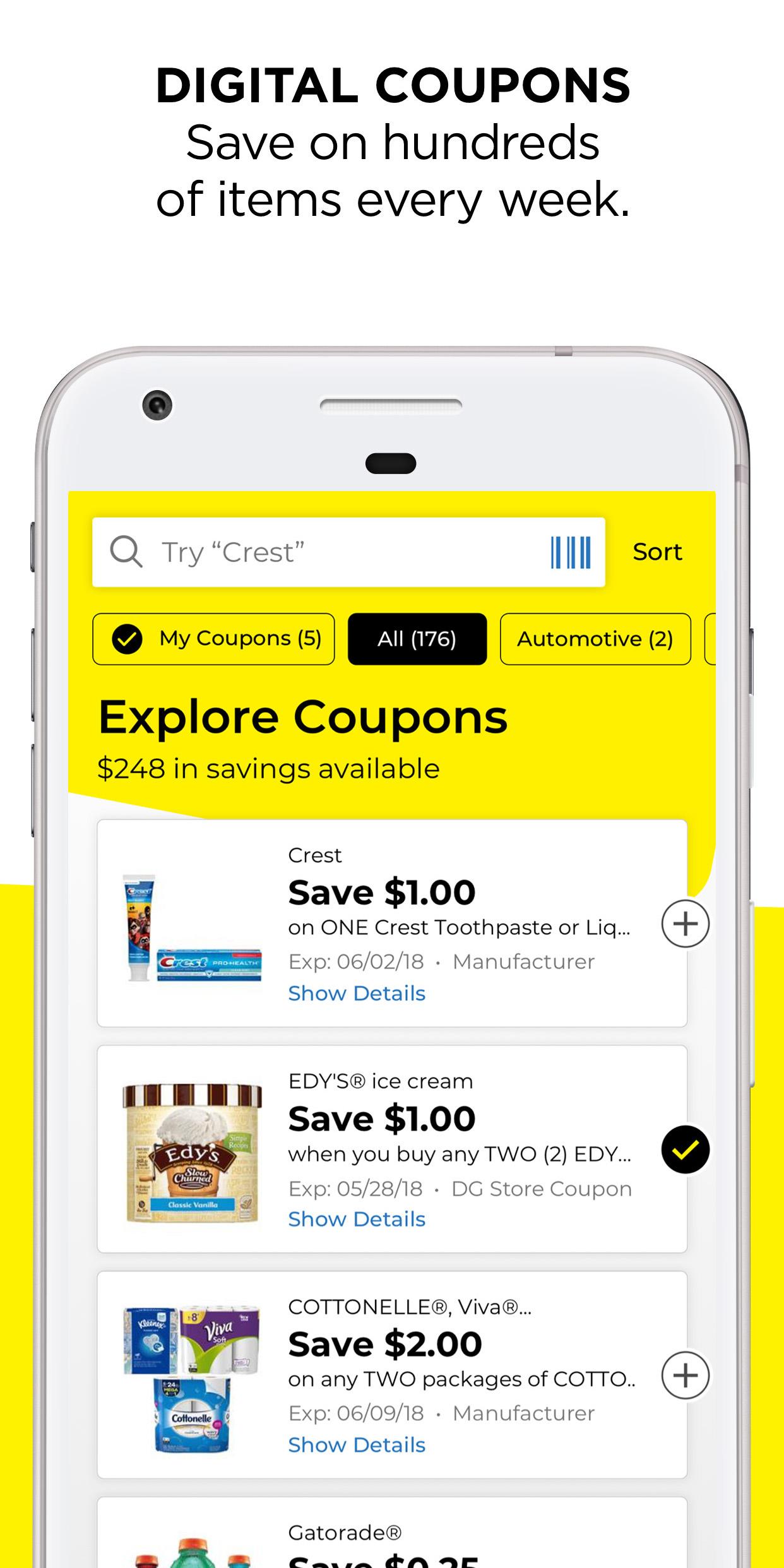 Dollar general digital coupon app download