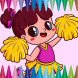 Cute Doll Coloring Book