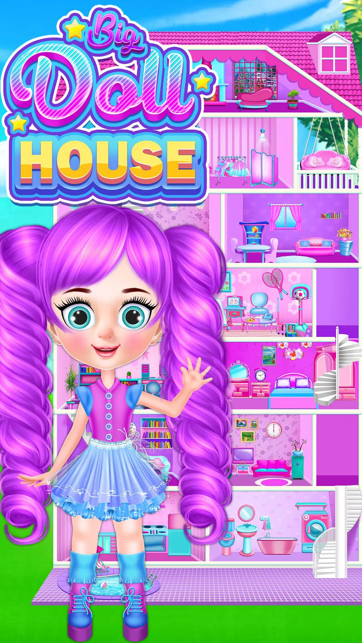 Descarga de APK de Juegos de chicas casa - Decorar casa de muñecas para  Android