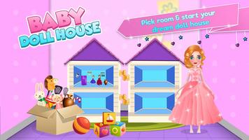 Baby doll house decoration poster
