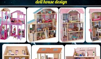 conception de maison de poupée Affiche