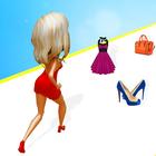 Fashion Games DressUp Doll Run icono