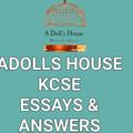 Adolls House- Essays & Answers