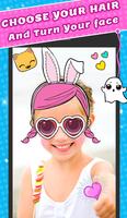 Dolls camera sticker’s : lol hair editor capture d'écran 1