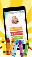 Princess Dolls Coloring Book for kids Cartaz