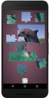 Real Dolphins Game : Jigsaw Pu capture d'écran 2
