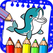 Dolphin And Shark Coloring
