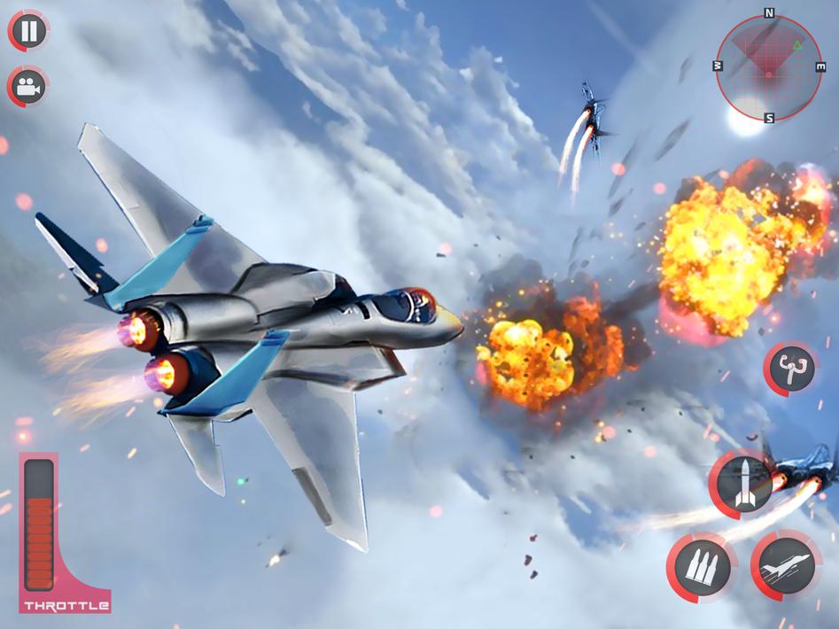 Jet Fighter War Airplane Games screenshot 7