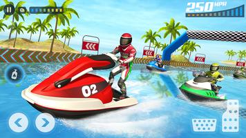 JetSki-spel: waterspellen-poster