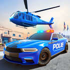 US Police Car Transporter Game icon