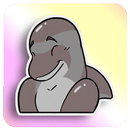 Cute Dolphin Emoji Fun WAStickerSApp for Whatsapp APK