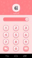 AppLock Theme Pink captura de pantalla 1