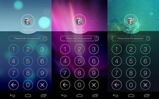 AppLock Theme Aurora syot layar 3