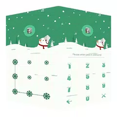 AppLock Theme Snowman