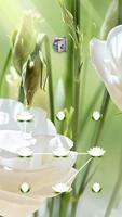 AppLock Theme Lisianthus poster