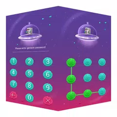 AppLock Theme SpaceTravel APK Herunterladen