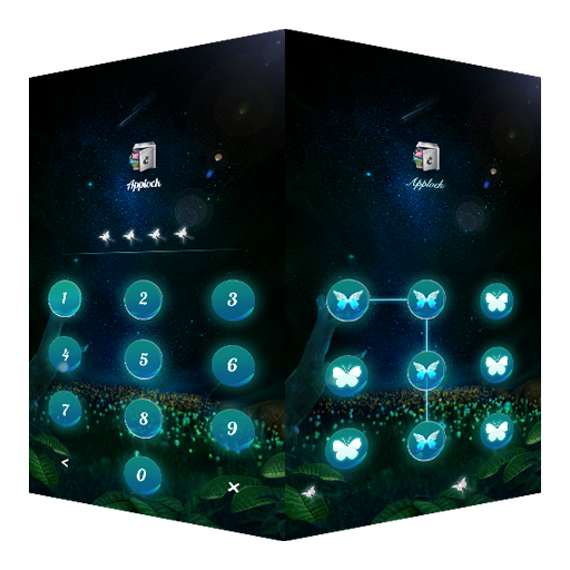 AppLock Theme Flying Butterfly