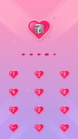 AppLock Live Theme Love capture d'écran 1