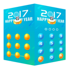 AppLock Theme Happy2017 আইকন