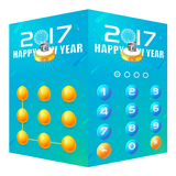 AppLock Theme Happy2017 icône