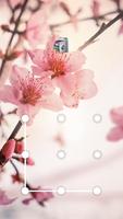 AppLock Theme Peach Blossoms poster