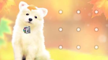 AppLock Live Theme Puppy captura de pantalla 3