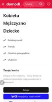 Domodi zakupy moda wyprzedaże تصوير الشاشة 2