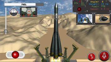 Vostok 1 Space Flight Agency Space Ship Simulator Plakat