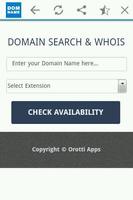Domain Availability Checker. تصوير الشاشة 1