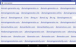 Domain Name Generator capture d'écran 2