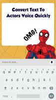 Spider hero voice changer - Superhero voice app capture d'écran 2
