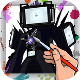 Titan TV Man returns coloring