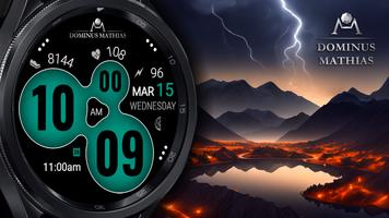 DM036 Digital Watch Face الملصق